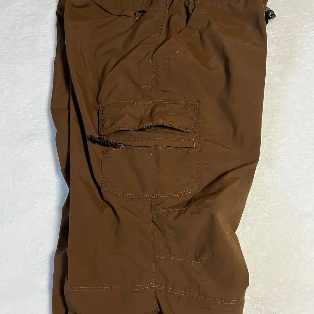 REI Women's Nylon Straight Leg Convertible Cargo Pants Size 6P UPF 30+ Hiking